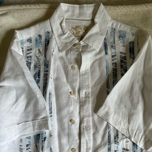 Tasso Elba Tropical Button Down